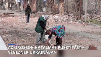 Az oroszok hatalmas pusztítást végeznek Ukrajnában