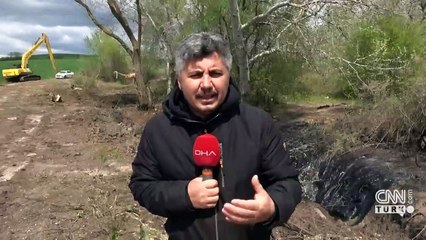 Tarım alanlarına yayılan ziftin temizliğinde sona gelindi