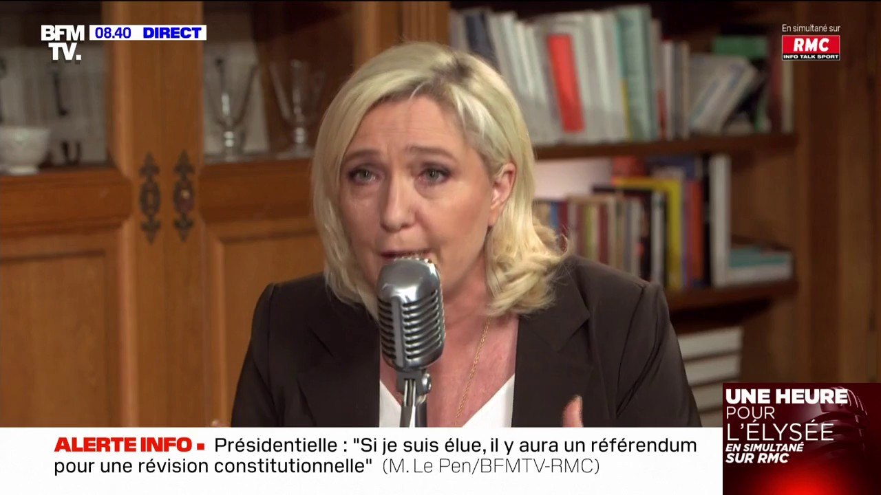 Marine Le Pen: "Je souhaite une utilisation plus fréquente et plus normalisée du référendum"