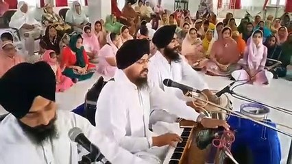 भरतपुर के श्रीसिंह गुरूद्धारे में शबद कीर्तन