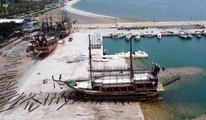 Turizm merkezi Akdeniz'de tekneler sezona umutla hazırlanıyor