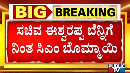 CM Basavaraj Bommai Bats For KS Eshwarappa | BJP | Public TV