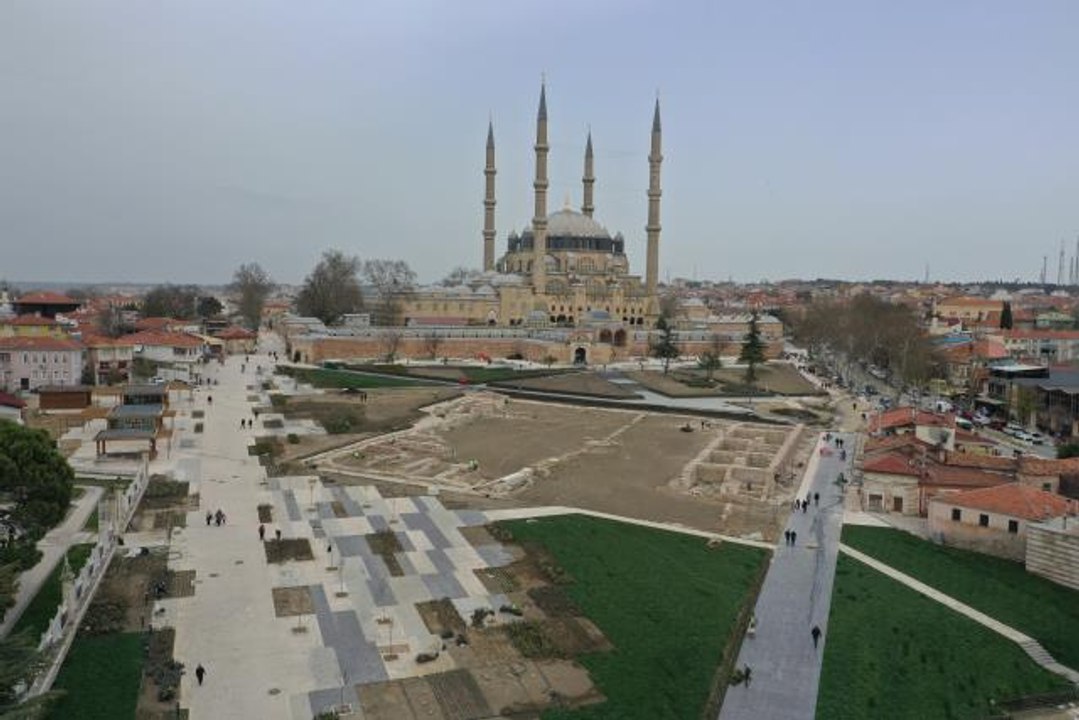 Meydan projesiyle Selimiye'nin silüeti "tam anlamıyla" ortaya çıktı