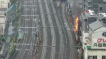 Japonya'nın başkenti Tokyo'da yangın