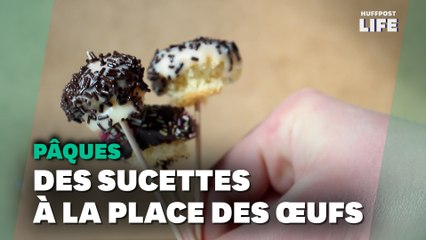 Pour Pâques, remplacez les œufs en chocolat par des "pop cakes"