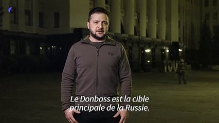 Pour Zelensky, le Donbass est la "cible principale" des forces russes
