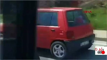 Maltepe’de trafikte çocuk sürücü