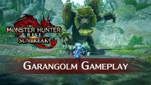 Monster Hunter Rise Sunbreak: Gameplay against Garangolm