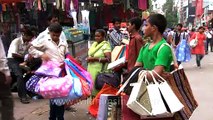 Bag sellers at Lajpat Nagar Central Market, Delhi