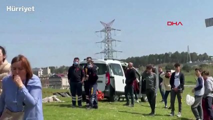 Arnavutköy'de fabrika çatısında yangın