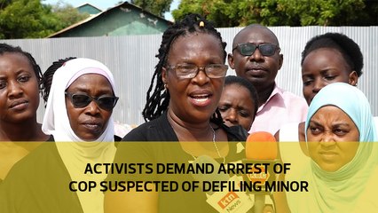 Activists demand arrest of cop suspected of defiling minor
