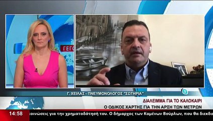 Ο Γ.Χειλάς, Πνευμονολόγος του Νοσοκομείου Σωτηρία, στο δελτίο του STAR