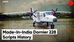 HAL manufactured Dornier 228 makes maiden journey from Assam to Arunachal