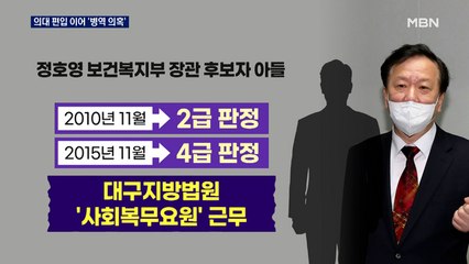 정호영 후보자, 자녀 의대편입 특혜 논란에 아들 '병역 의혹'까지