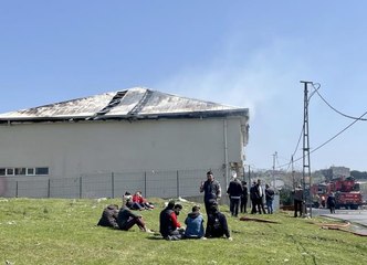 Arnavutköy'de bir fabrikada çıkan yangın söndürüldü