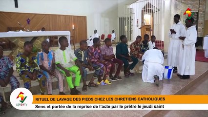 JEUDI SAINT : POURQUOI LE LAVAGE DES PIEDS DE CERTAINS FIDÈLES PAR LES PRÊTRES ?