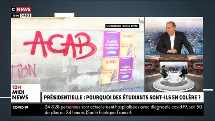 Download Video: Accrochage ce matin sur CNews entre Jean-Marc Morandini et Louis Boyard, qui soutient les étudiants grévistes de La Sorbonne: 