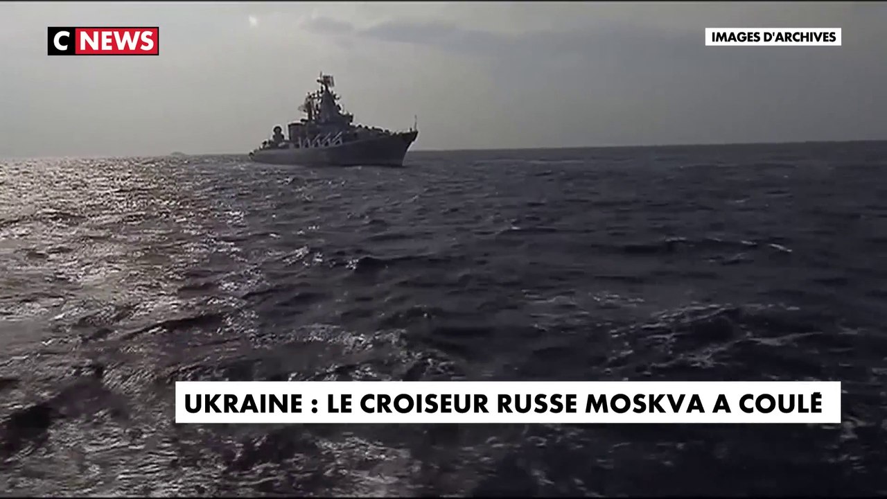 Ukraine : le croiseur russe Moskva a coulé