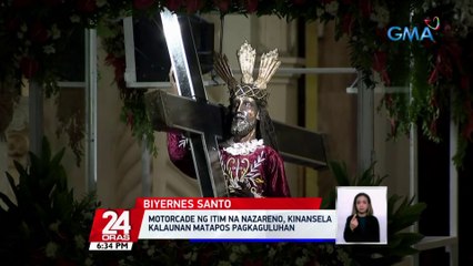 Motorcade ng Itim na Nazareno, kinansela kalaunan matapos pagkaguluhan | 24 Oras