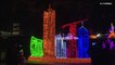 شاهد: مهرجان للأضواء في بيونغ يانغ احتفالا بذكرى مولد الزعيم المؤسس لكوريا الشمالية