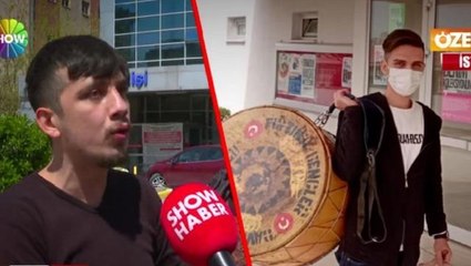 Ramazan davulcusu, elinde tokmak davul çalarken sırtından vuruldu