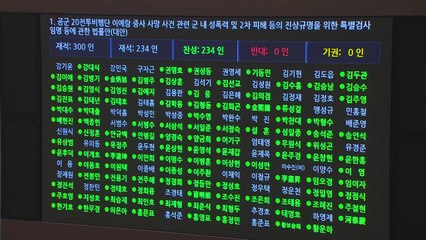 故 이예람 중사 사건 특검법, 국회 본회의 의결 / YTN
