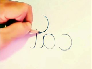 Very Easy! How to turn Words Cat Into a Cartoon Cat. (Wordtoons) learning step by step for kid