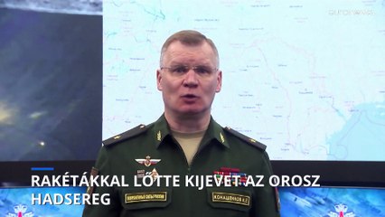 Újra rakétákkal lőtte Kijevet az orosz hadsereg