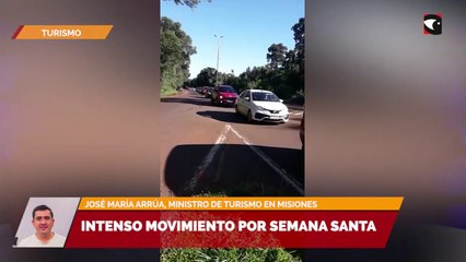 Intenso movimiento por semana santa