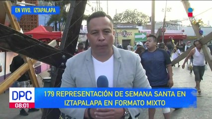 Todo listo para la 179 representación de la Pasión de Cristo en Iztapalapa