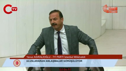 İYİ Parti'li Ağıralioğlu'nun konuşması Meclis'te tansiyonu yükseltti: AKP'li Demirbağ adete çılgına döndü