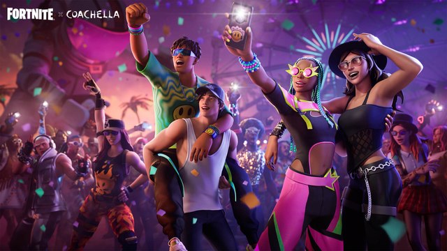 Fortnite recebe skins, música e mais conteúdos do festival Coachella
