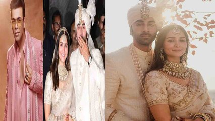 Ranbir-Alia Wedding: Karan का शादी में डैशिंग लुक, बोले ढल गई जवानी | FilmiBeat