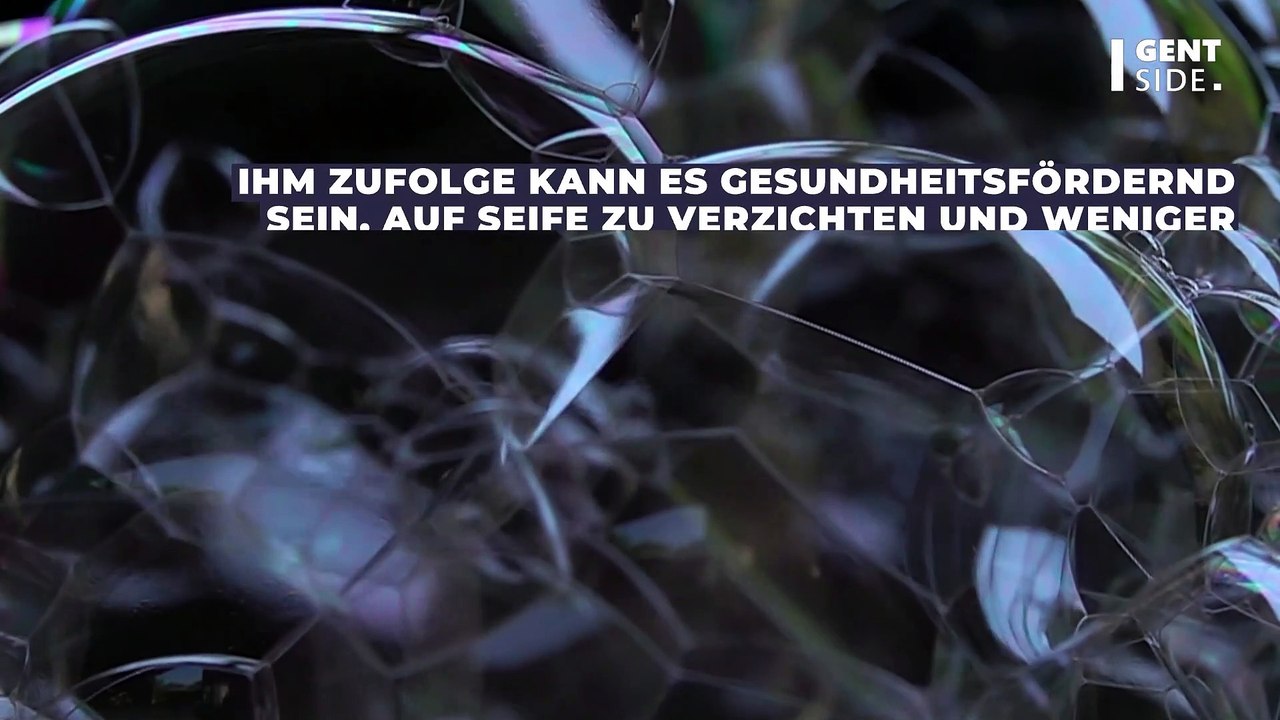Dieser Forscher hörte fünf Jahre lang auf, sich mit Seife zu waschen: Das ist passiert