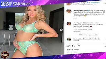 Maddy Burciaga enceinte : ce cliché très sexy où elle affiche son baby bump