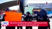 Bloqueos en Acapulco, policías exigen mejoras laborales