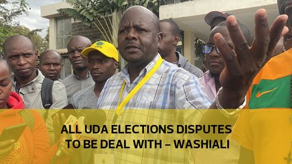 All UDA elections disputes to be dealt with - Washiali