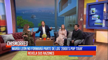 Скачать видео: María León NO formará parte de los 2000s Pop Tour; reveló sus razones