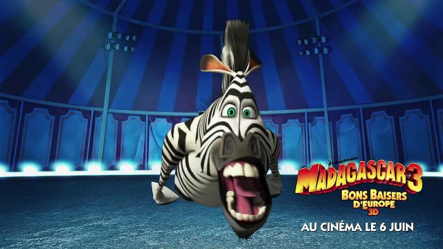 Madagascar 3, Bons Baisers D’Europe Extrait vidéo (2) VF