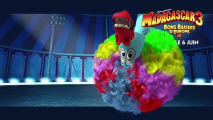 Madagascar 3, Bons Baisers D’Europe Extrait vidéo (6) VF