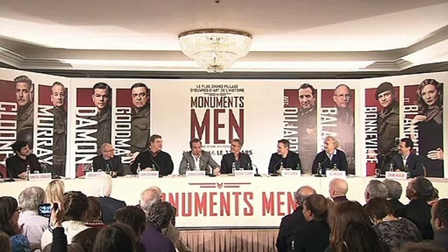 Monuments Men - REPORTAGE VO Conférence de presse
