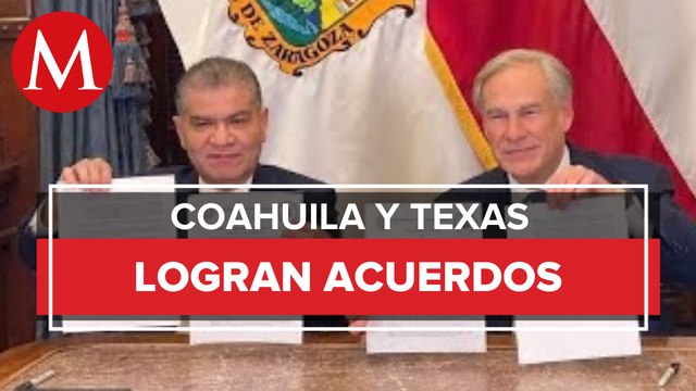 Texas y Coahuila acuerdan suspender inspecciones a camiones en la frontera