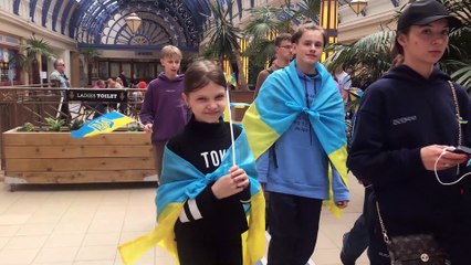 Ukrainian dancers at Winter Gardens