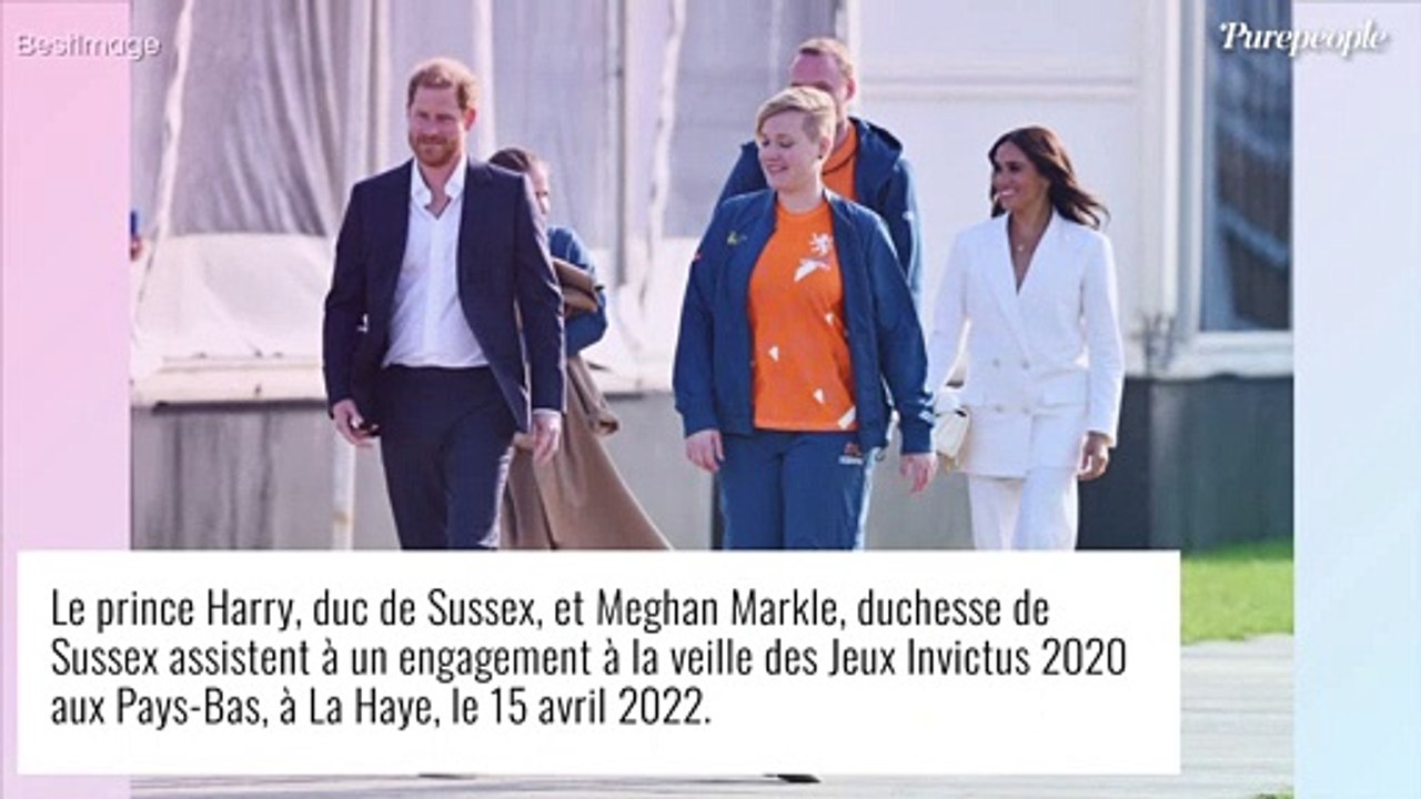 Meghan Markle réapparaît avec Harry : look total blanc et hors de prix pour son grand retour en Europe !