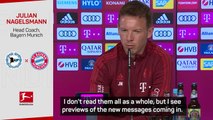 'I don't give a f***' - Nagelsmann responds to death threats