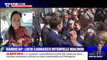 "Je me suis sentie entendue": la jeune femme qui a interpellé Emmanuel Macron sur l'allocation adulte handicapé réagit