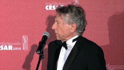 César 2014 - Roman Polanski : "J&#039;en ai oublié de remercier mes acteurs..."