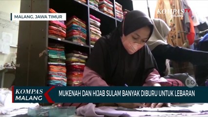 Télécharger la video: Cantik dan Eksklusif, Mukena dan Hijab Sulam Laris Diburu Untuk Lebaran