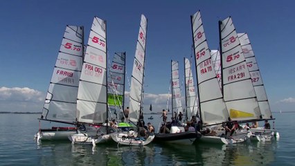 Spi Ouest-France Banque Populaire Grand Ouest : Jour sans vent en baie de Quiberon