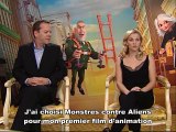 Julien Doré, Kiefer Sutherland, Reese Witherspoon Interview : Monstres contre Aliens